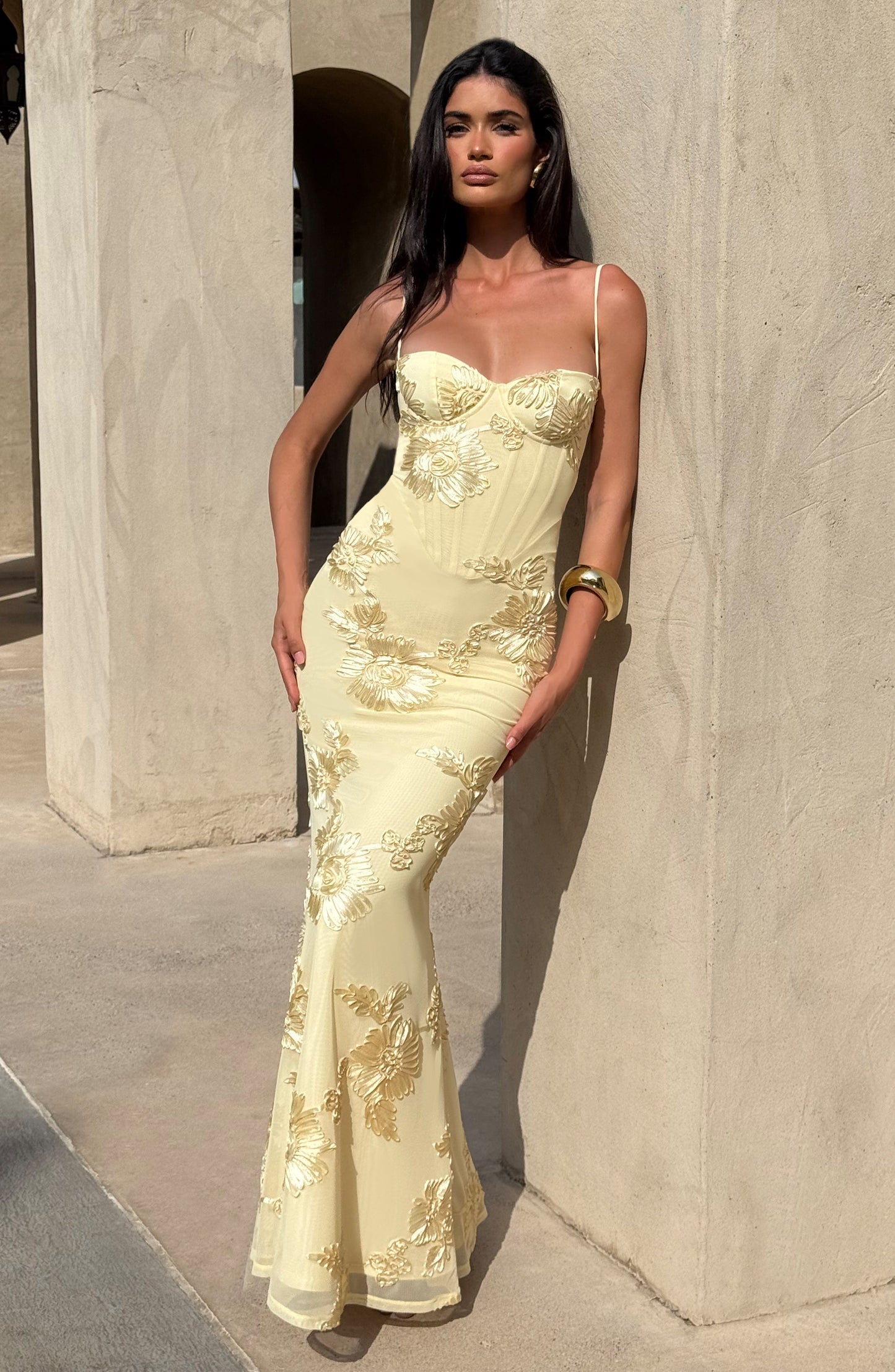 Velour Maxi Dress