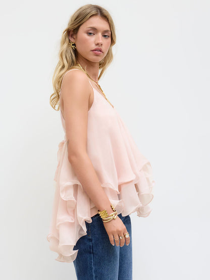 Ruffled Cami Top