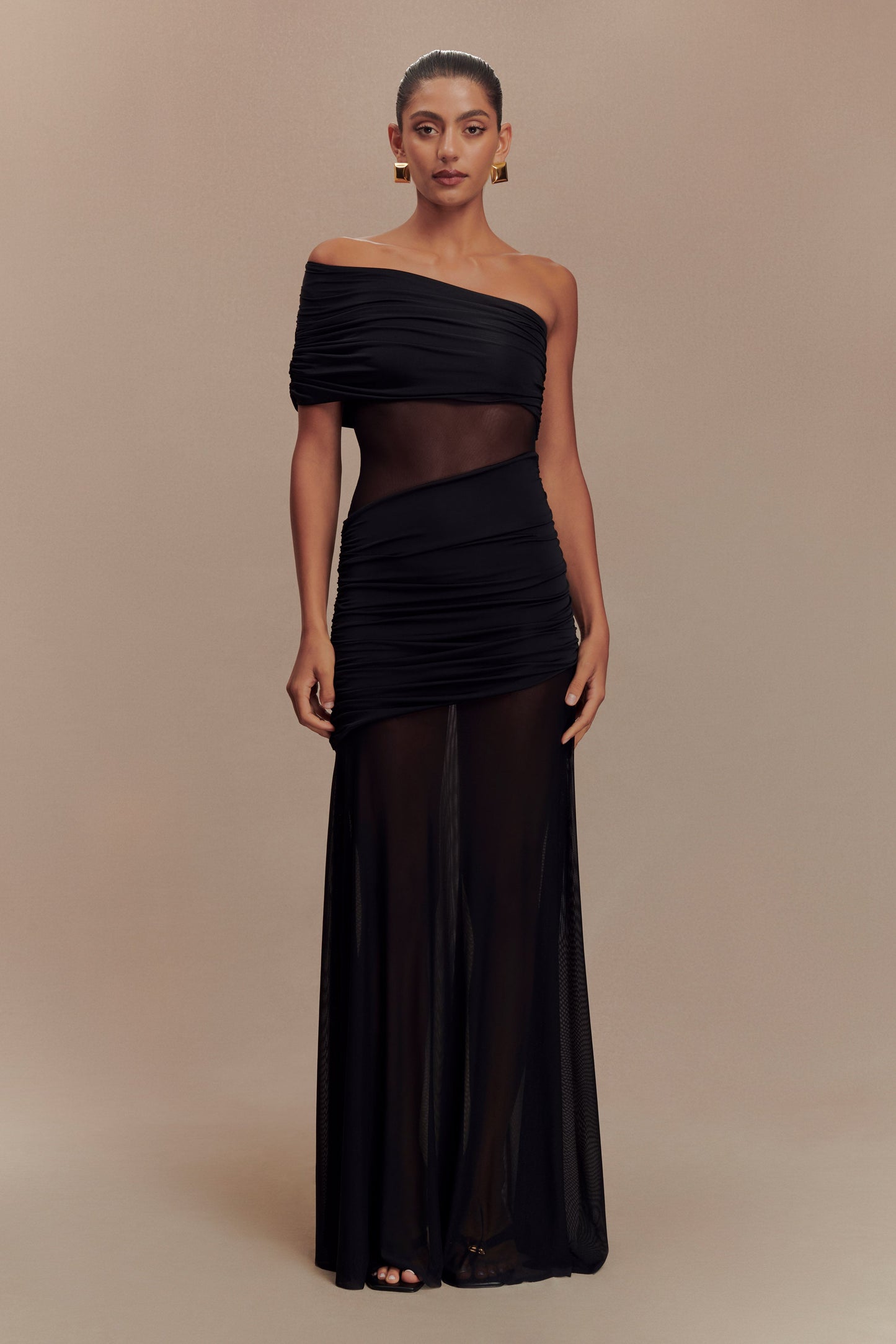 Dallas One Shoulder Maxi Dress