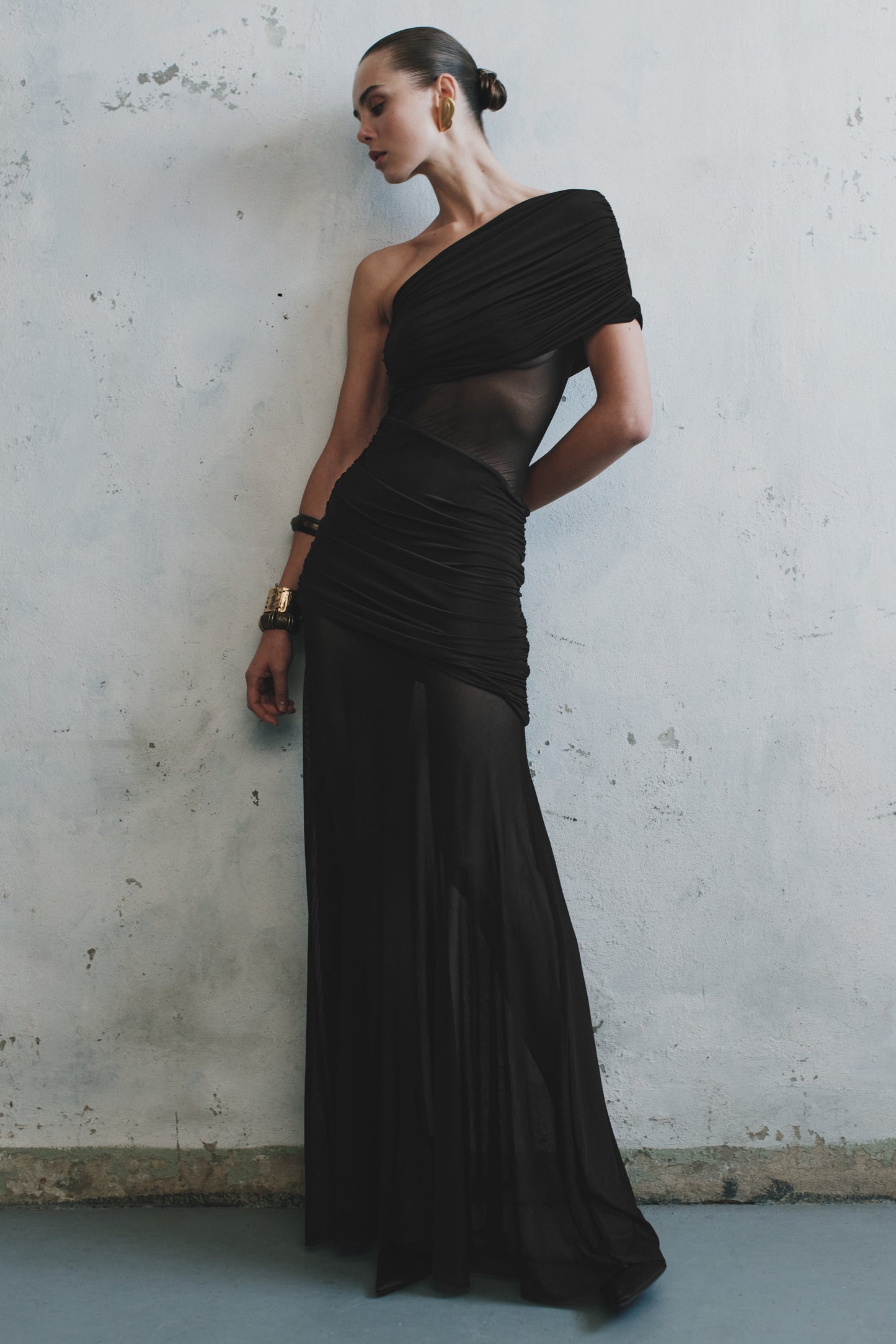 Dallas One Shoulder Maxi Dress