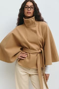 Elsie | Belt Cape Jacket