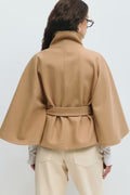 Elsie | Belt Cape Jacket