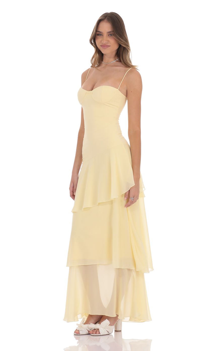 Mara Long Ruffle Maxi Dress