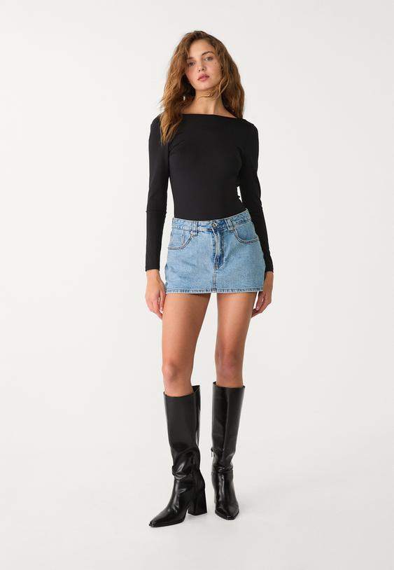 AMELIA DENIM SKORT