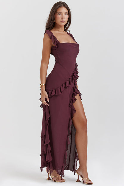 Ayla Ruffle Maxi Dress