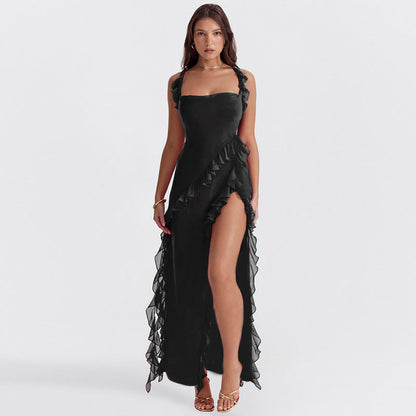 Ayla Ruffle Maxi Dress