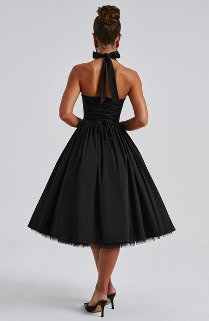 Alba Elegant Midi Dress
