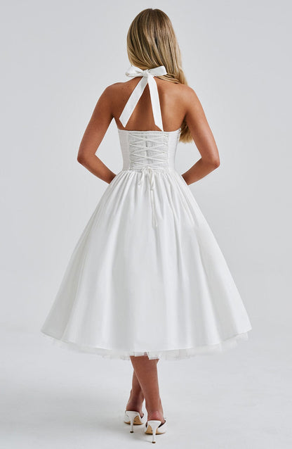 Alba Elegant Midi Dress