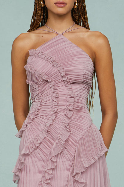 Amelia Halter Maxi Dress