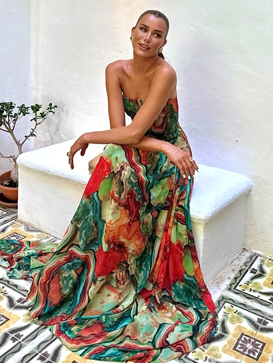 Bonaire Multicolor Maxi Dress