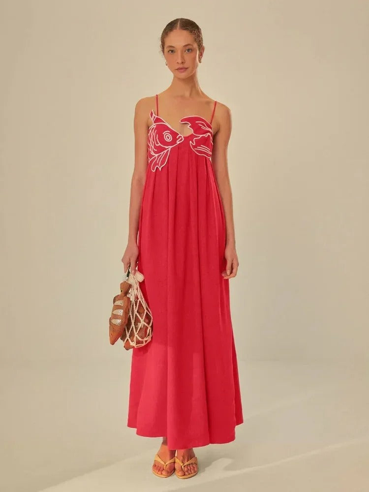 Brielle Seafish Maxi Dress