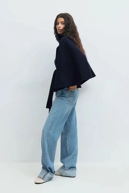 Elsie Belt Cape Jacket