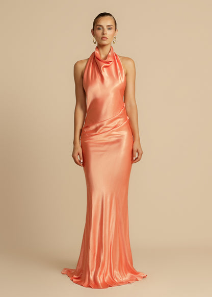 Amara Satin Maxi Dress