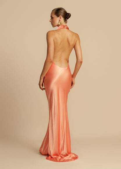 Amara Satin Maxi Dress