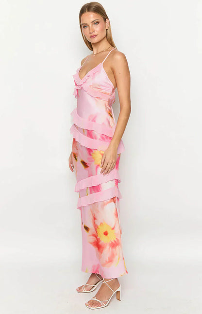 Inara Ruffle Maxi Dress