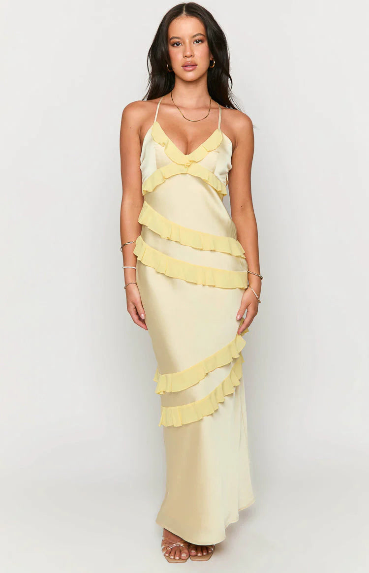 Inara Ruffle Maxi Dress