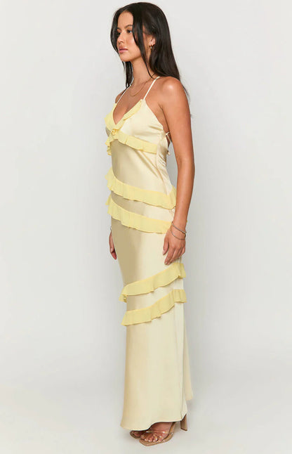 Inara Ruffle Maxi Dress