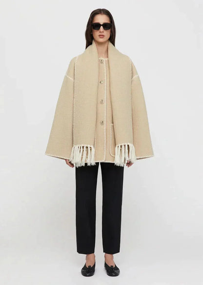 Jessy Elegant Scarf Coat