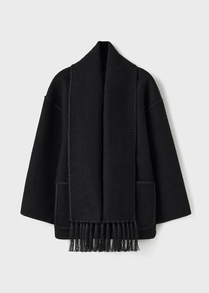 Jessy Elegant Scarf Coat