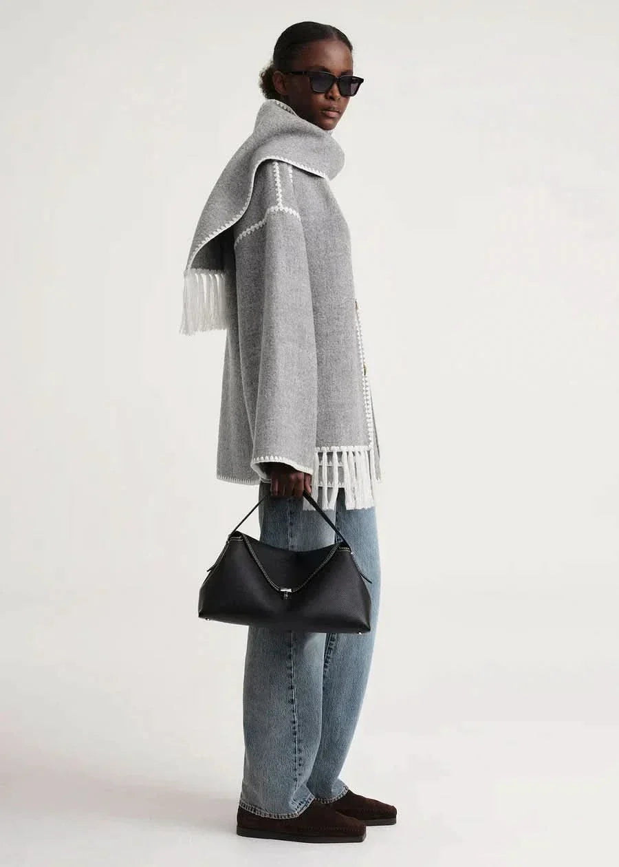 Jessy Elegant Scarf Coat