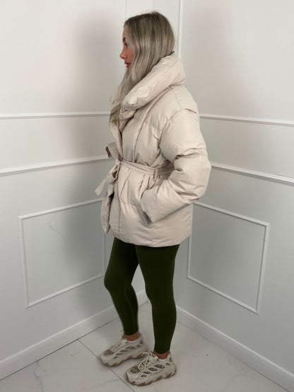 Karly Belted Puffer Jacket
