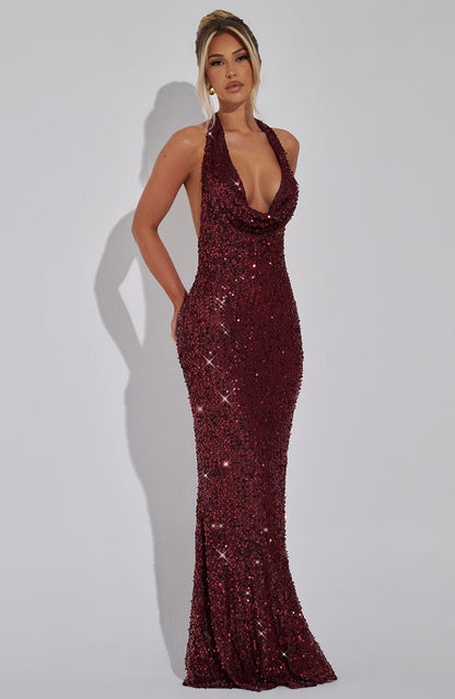 Ruby Glitter Maxi Dress