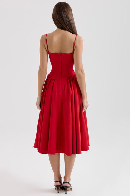 Lory Elegant Midi Dress