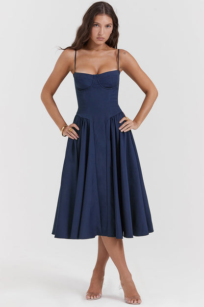 Lory Elegant Midi Dress
