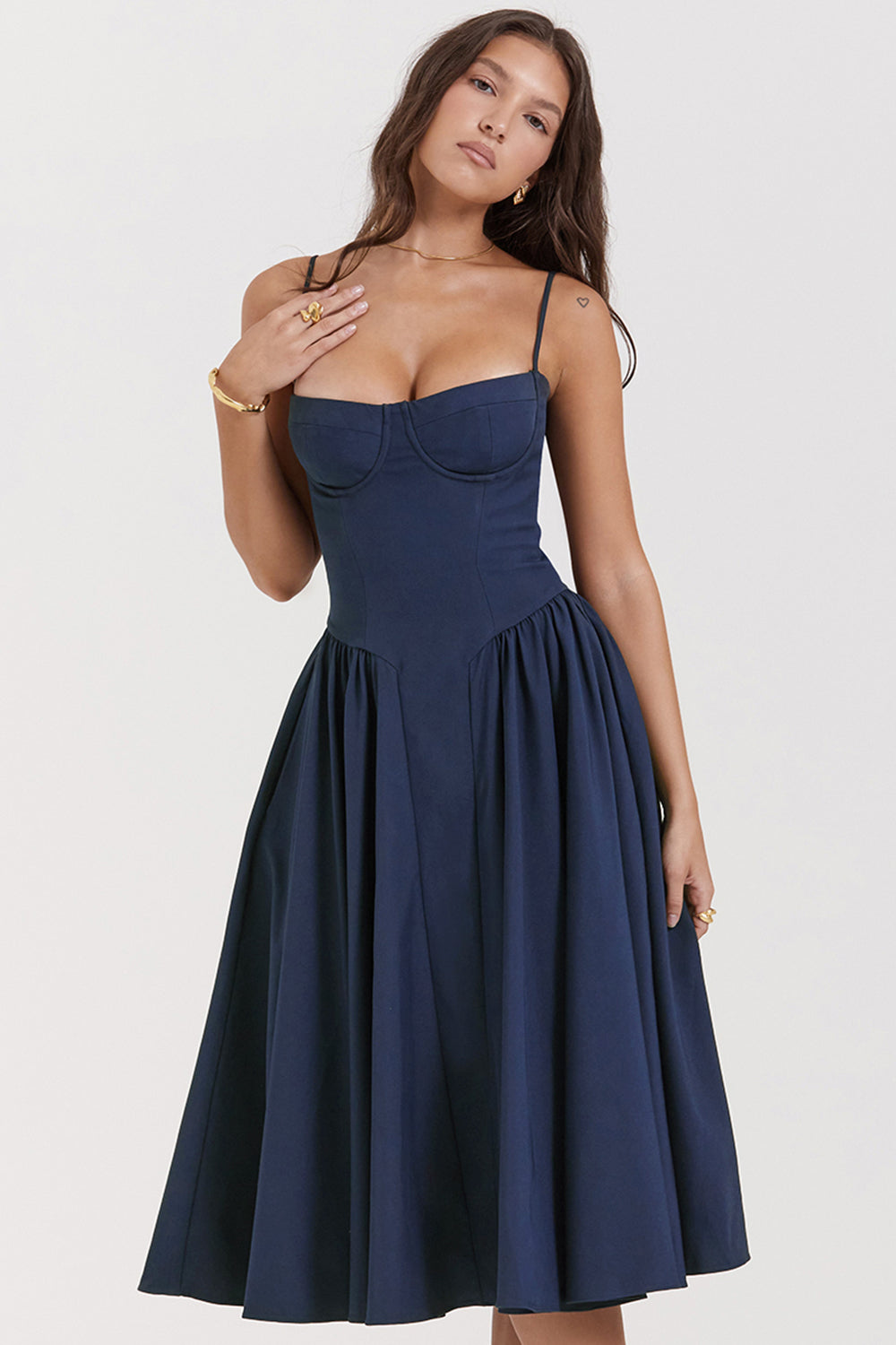 Lory Elegant Midi Dress