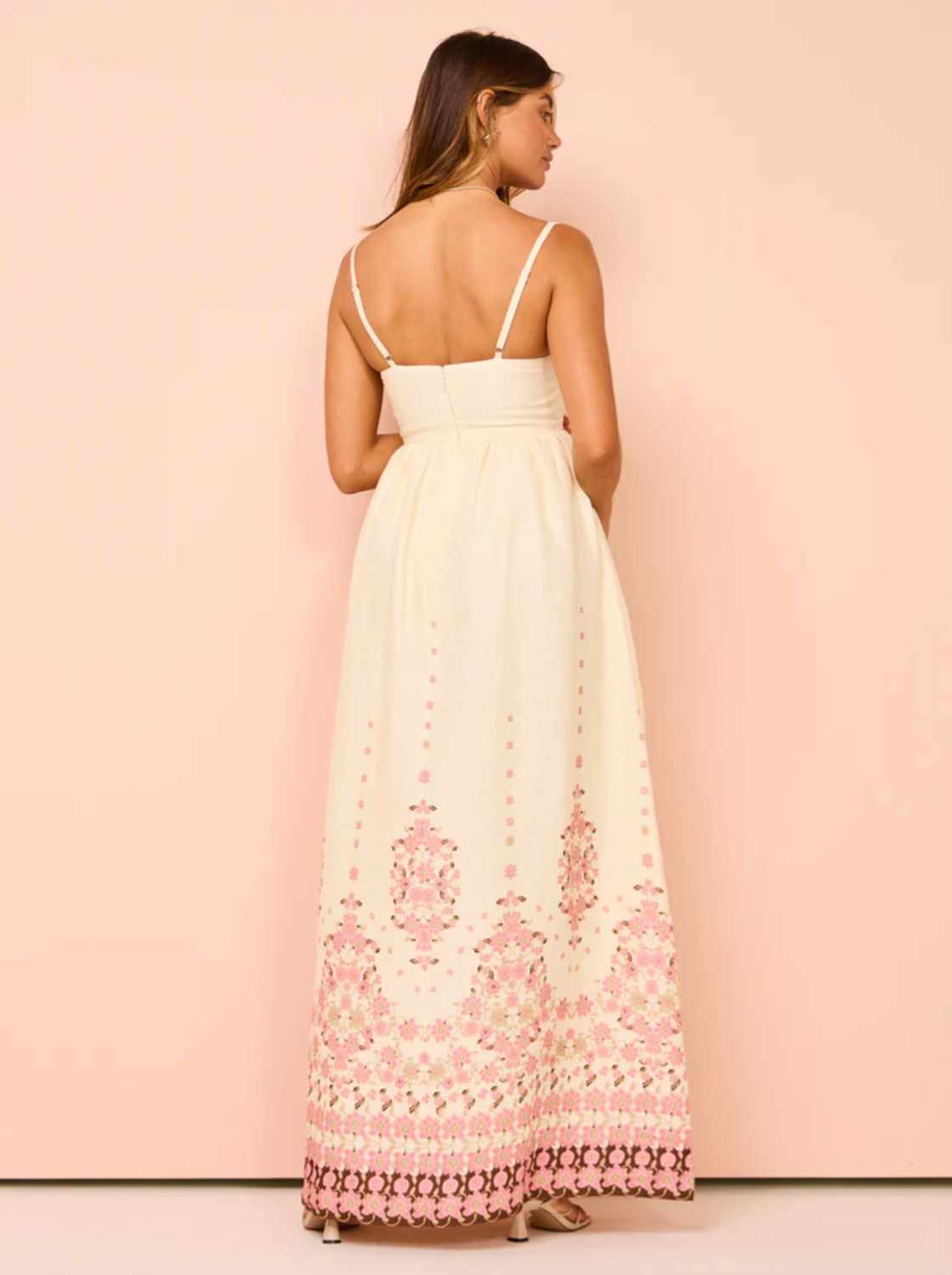 Marigold Floral Maxi Dress