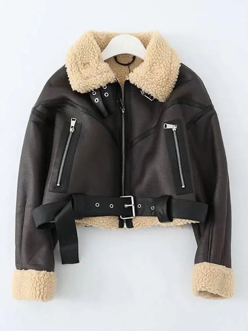 Marta Leather Coat