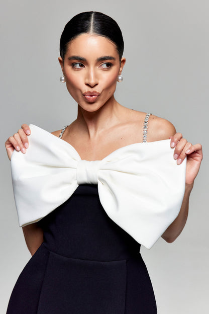 Lessy Bow Mini Dress