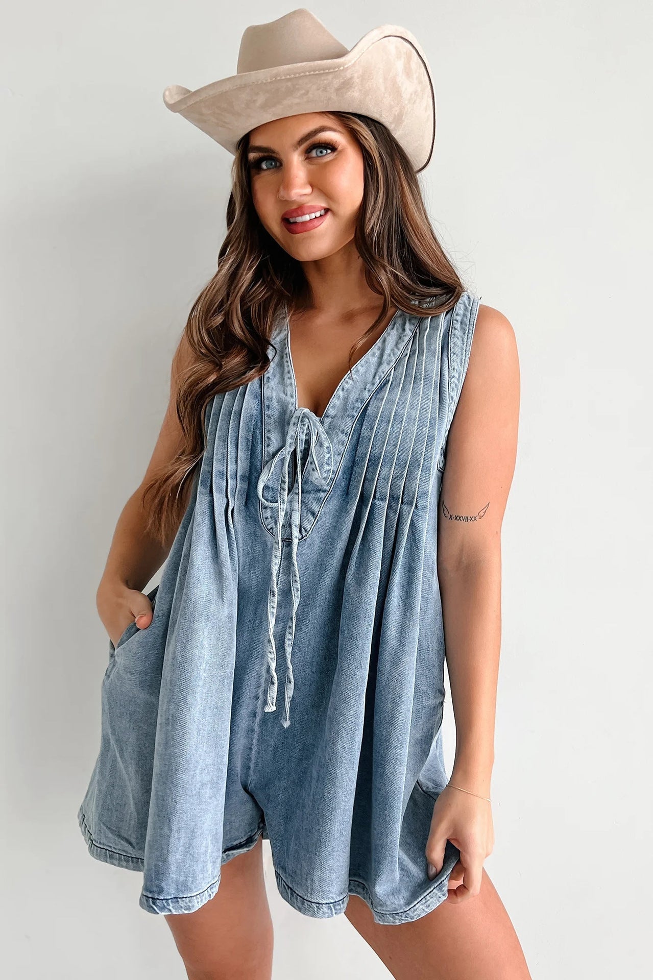 Rodeo Denim Romper