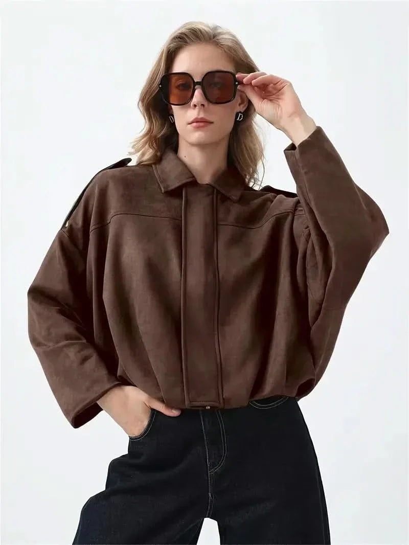 SUEDE BOMBER JACKET