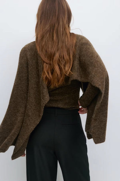 Stella Knitted Cape Top