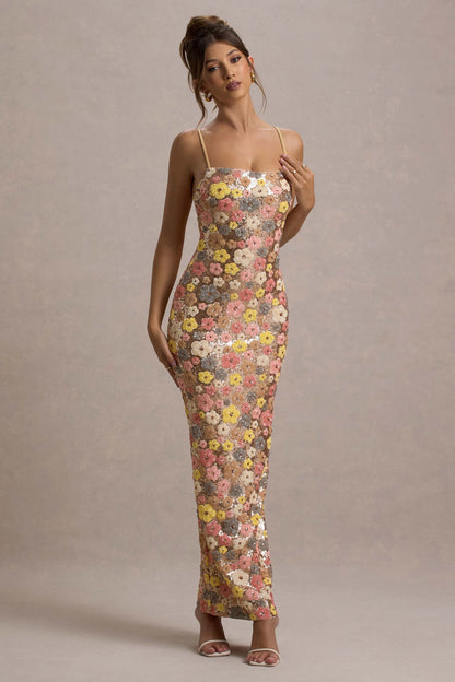 Victoria Sequin Maxi Dress