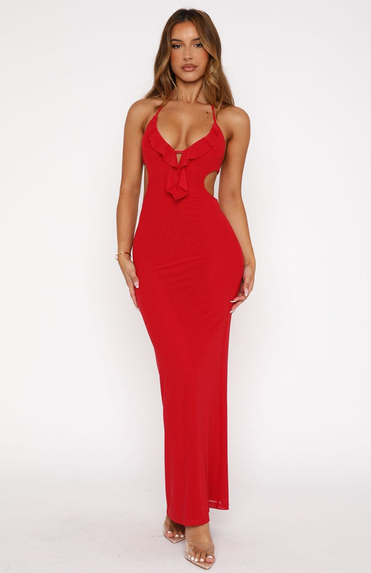 Zerina Ruffle Maxi Dress