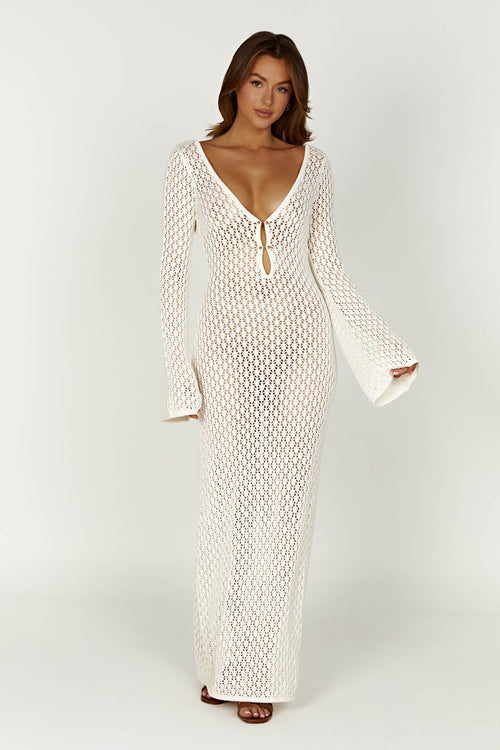 Zinnia Crochet Maxi Dress