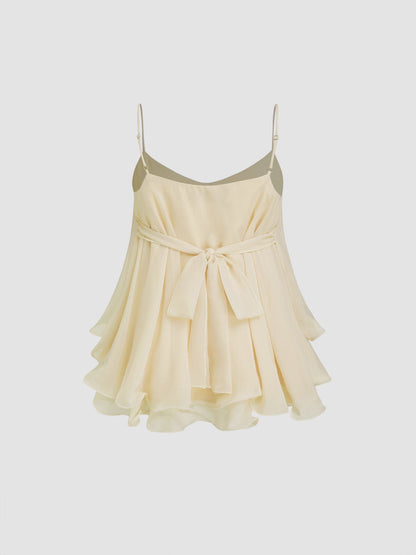 Ruffled Cami Top