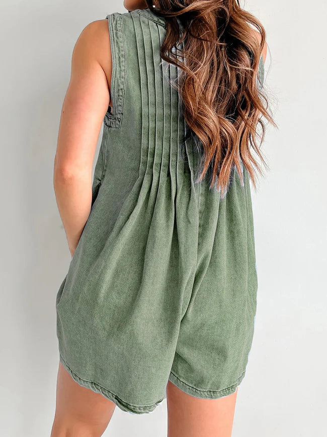 Dixie Denim Romper