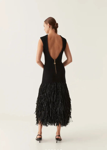 Belle Knit Midi Dress