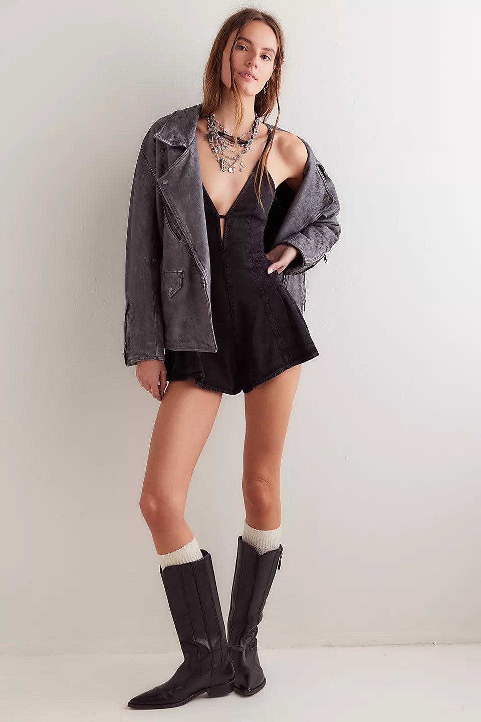 Dazed Denim Romper