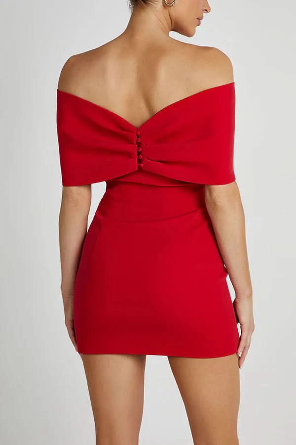 Rebecca Bow Mini Dress