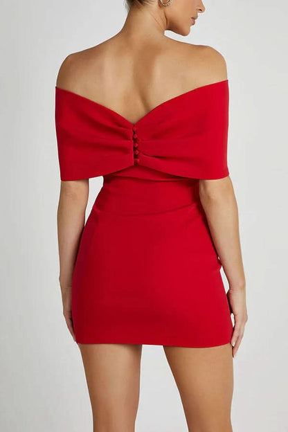 Rebecca Bow Mini Dress
