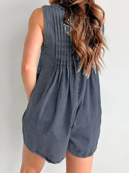 Dixie Denim Romper