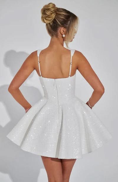 Sandy Bow Mini Dress