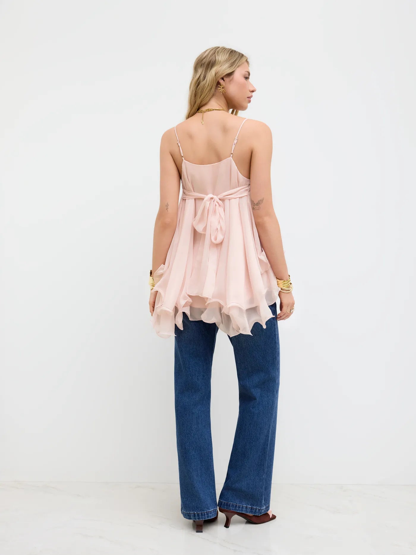 Ruffled Cami Top