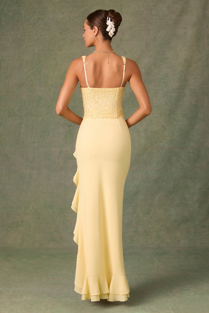 ROBINA RUFFLE MAXI DRESS